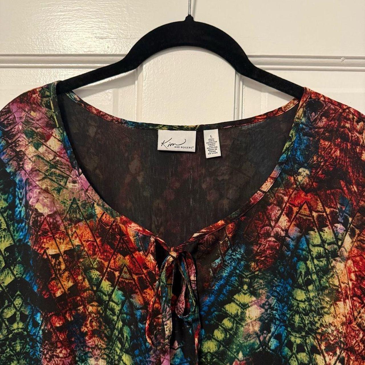 Source Unknown Women's Blouse - Multi/Multi - L –… - image 2