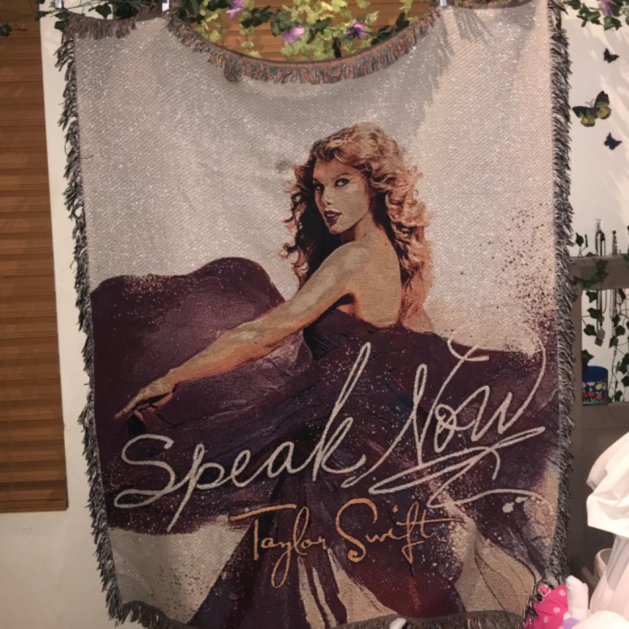 Taylor Swift good Speak Now Blanket Rare!