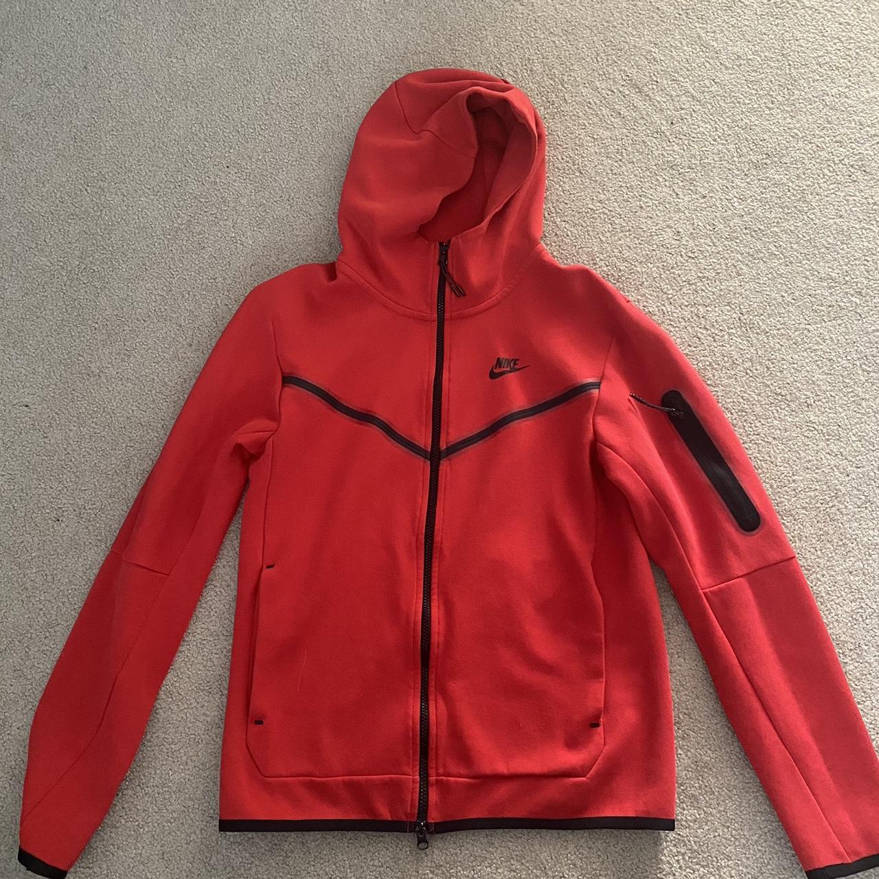 mens red nike tech