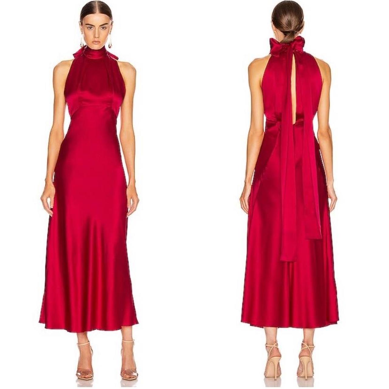 Saloni red dress deals