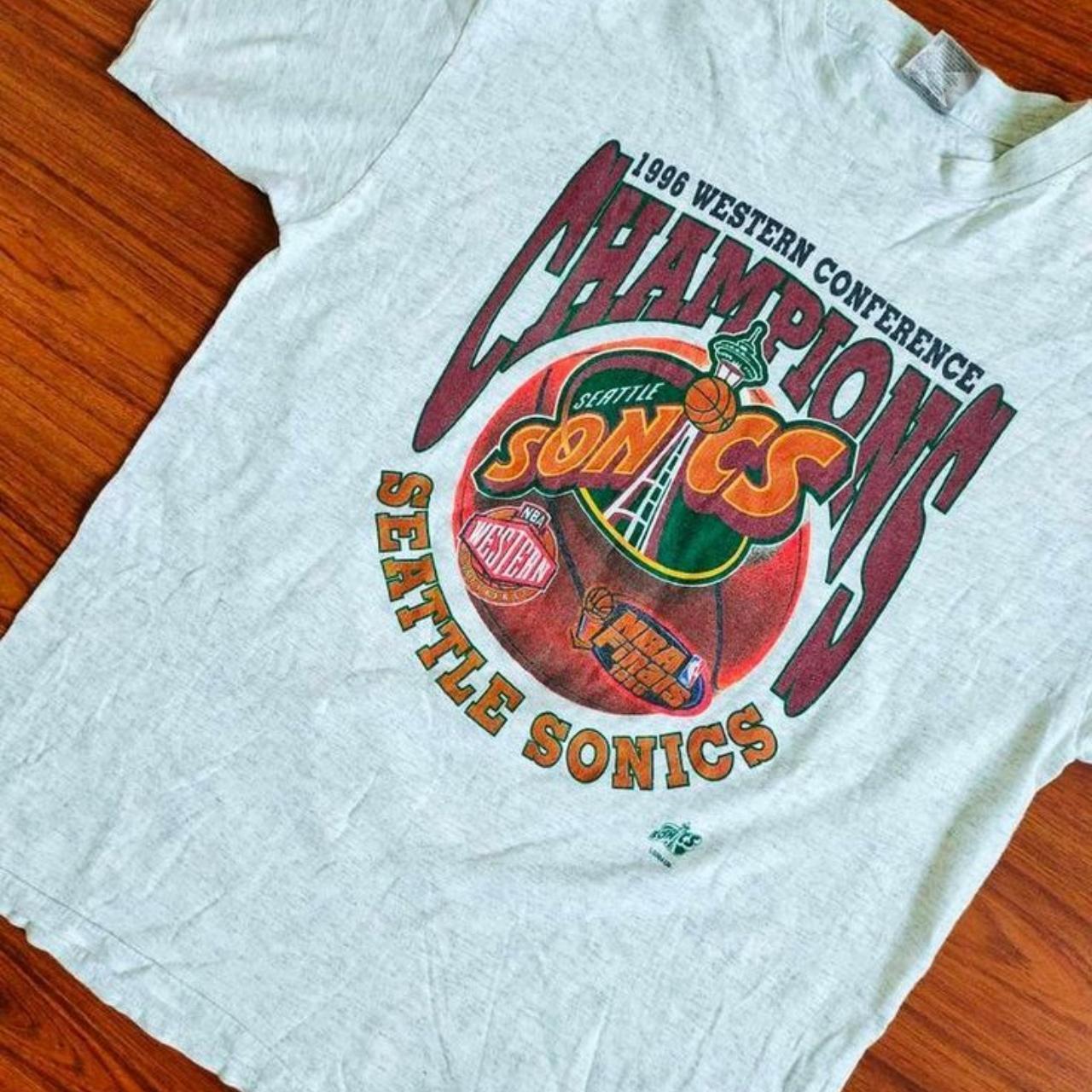 Vintage Seattle purchases Sonics T-shirt