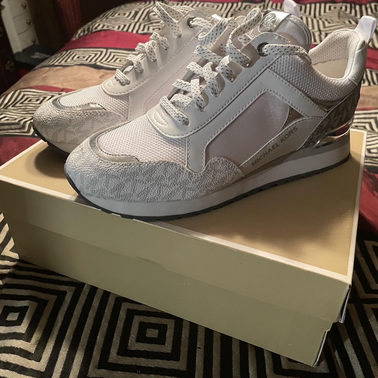 Kors Wilma Michael Kors Tennis Shoe Silver Michael Kors Silver