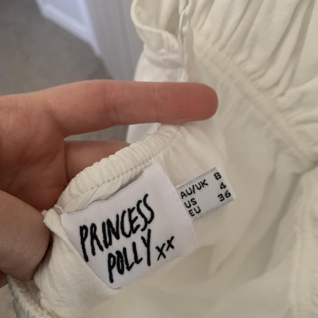 Princess Polly Women's White Dress | Depop