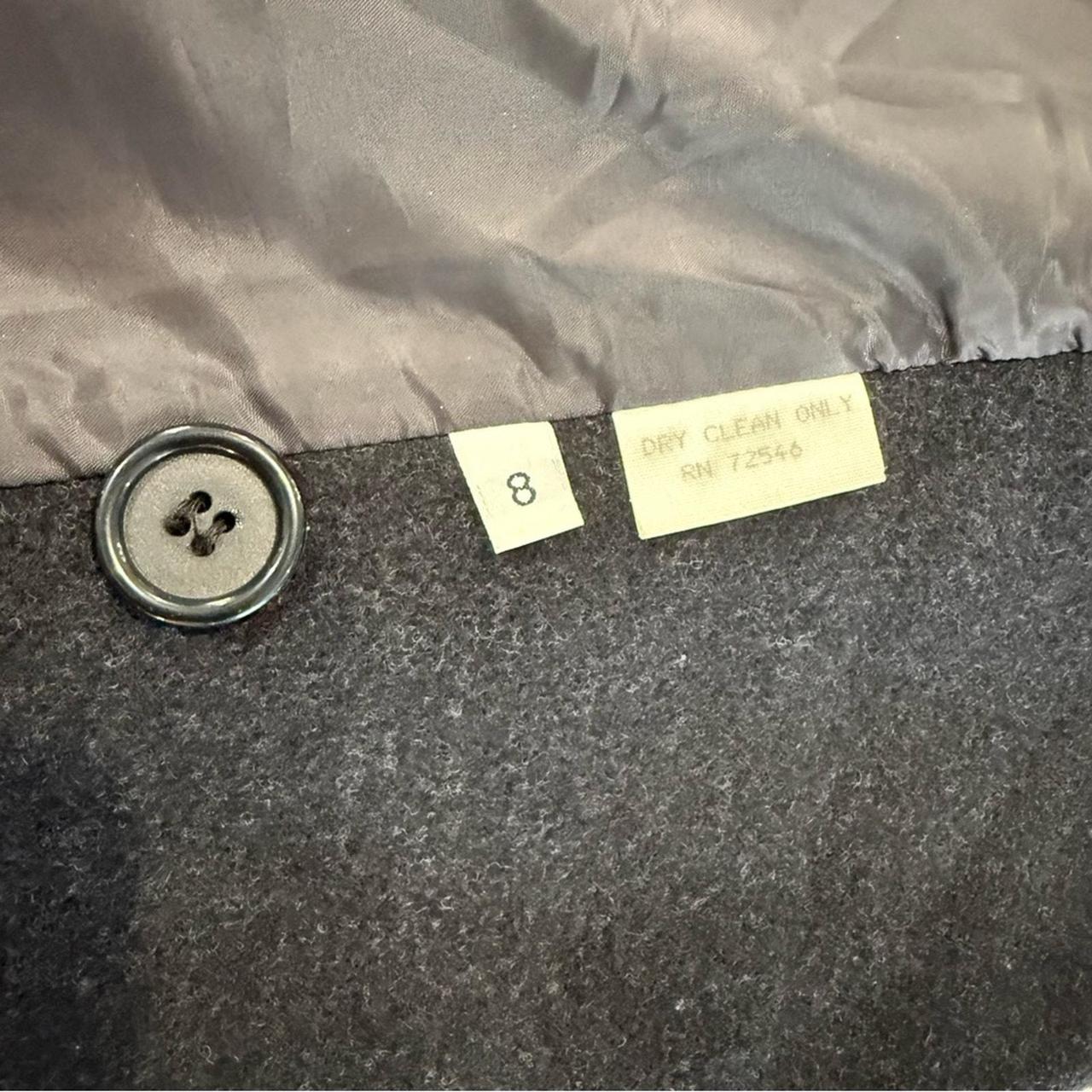 Source Unknown Women's Trench - Grey/Black - 8 – … - image 5