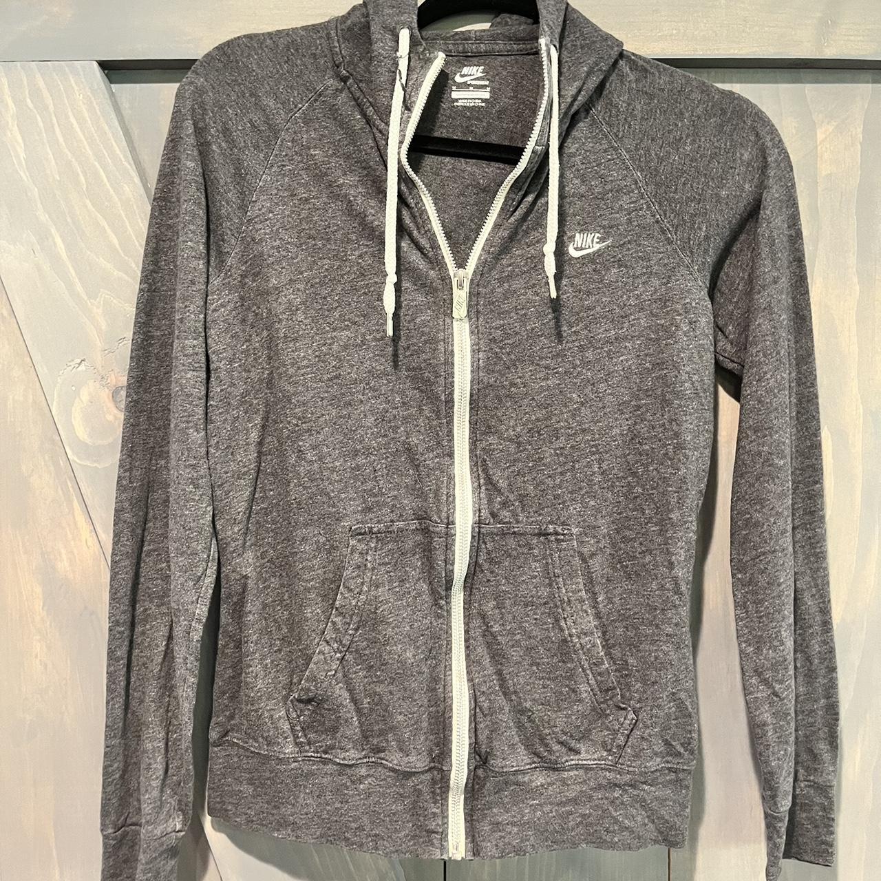 womens grey nike half zip long sleeve