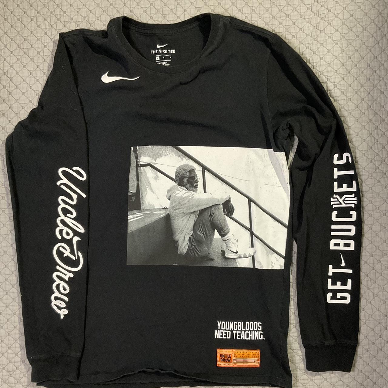 Nike Uncle Drew Long Sleeve Shirt. Medium Nike Black. Depop