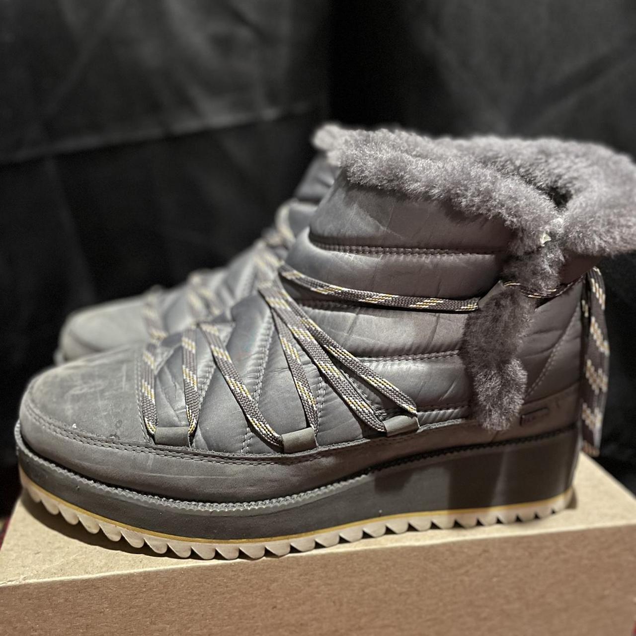 UGG CAYDEN CHARCOAL WATERPROOF SUEDE NYLON SNOW