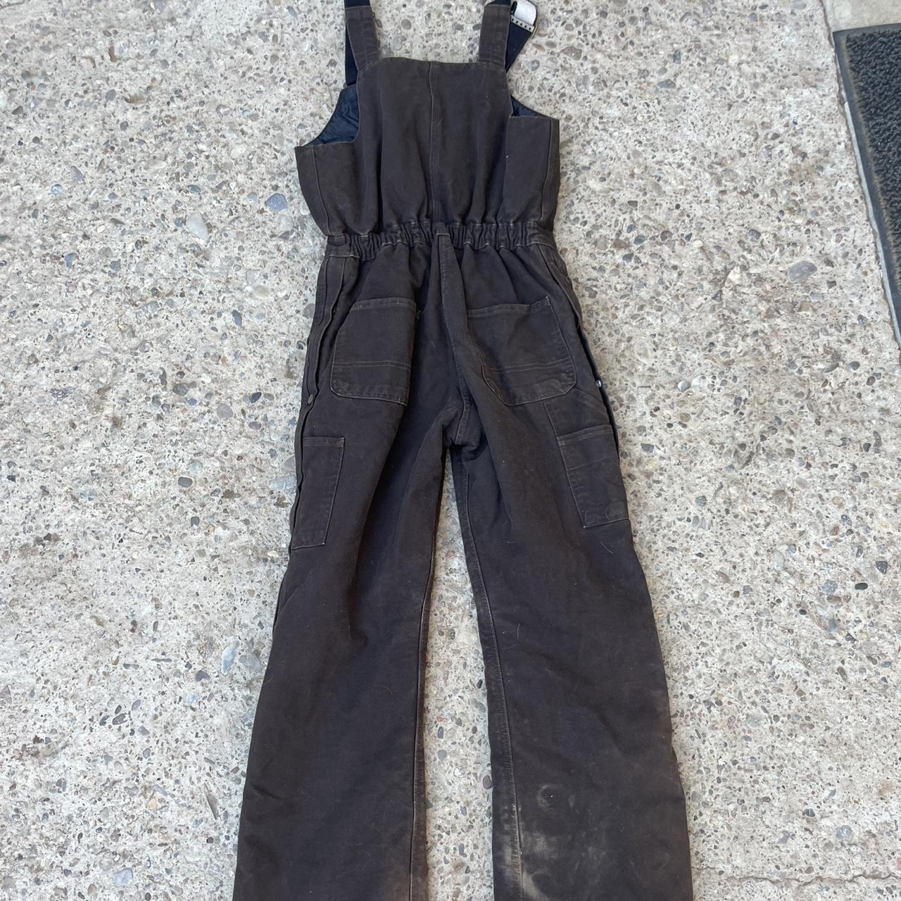 Carhartt Bib Overalls Womens 2x30 Double Knee Depop