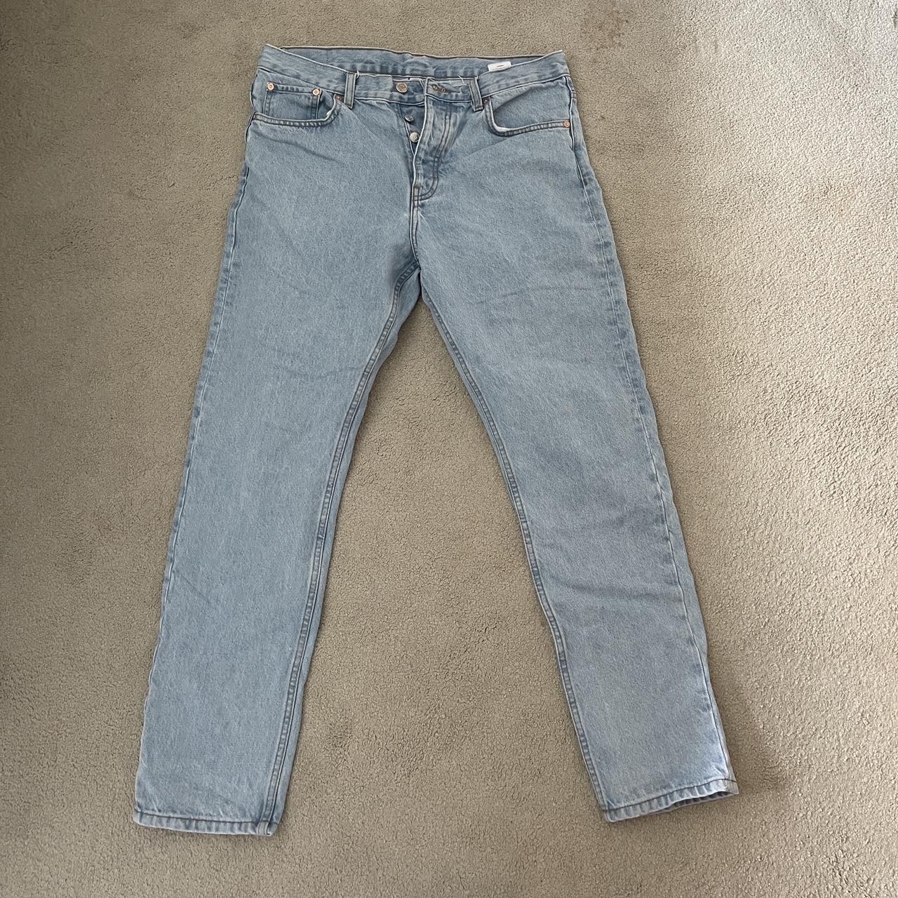 Weekday pine straight jeans 32x30 Perfect condition... - Depop