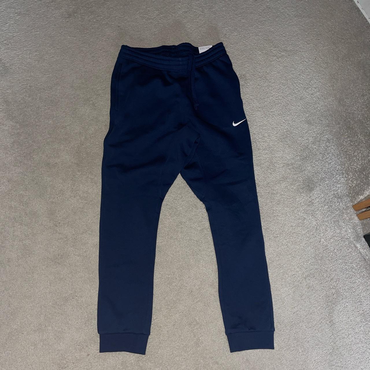 Navy blue Nike fleece trackies size medium Brand... - Depop