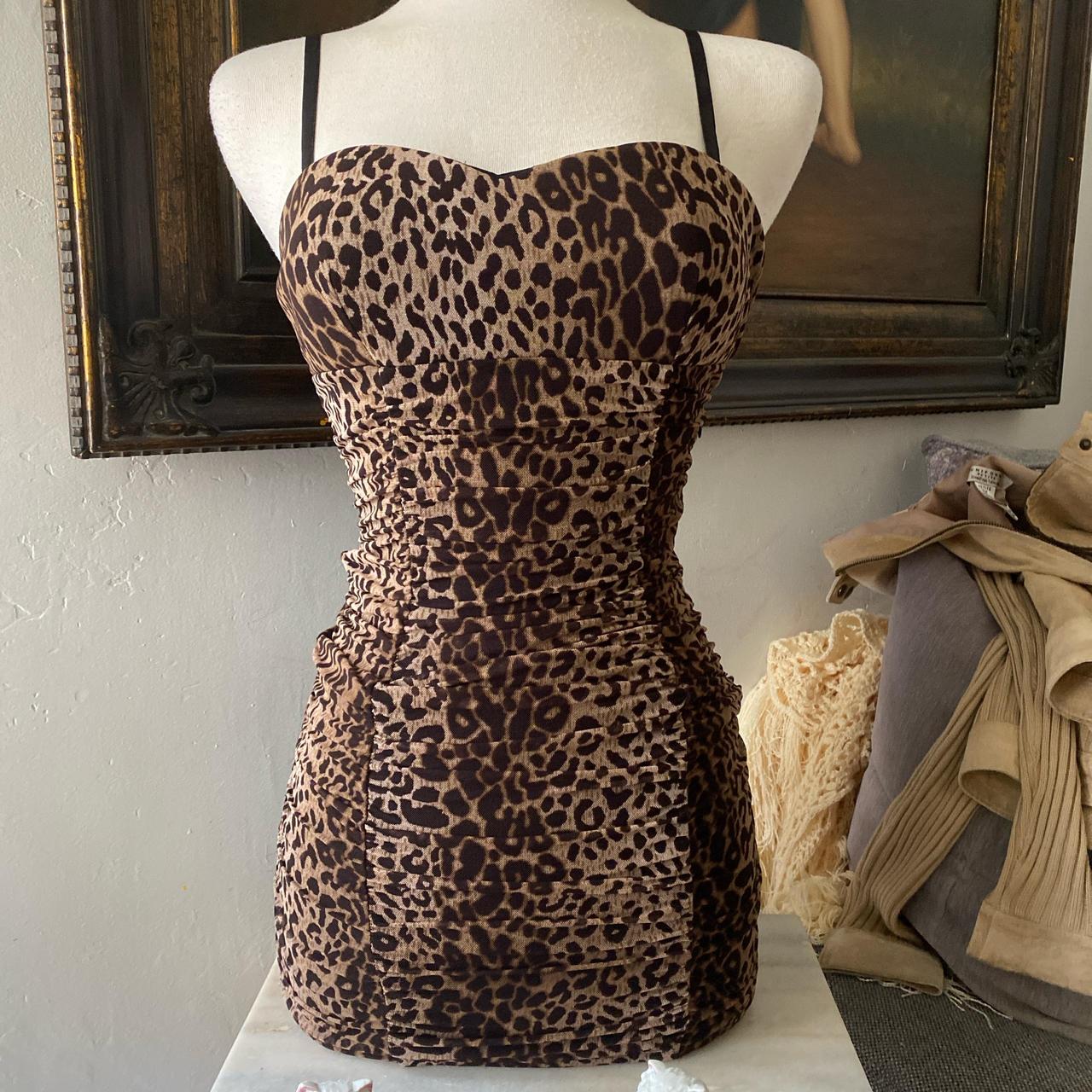 Bebe Cheetah Print Corset popular