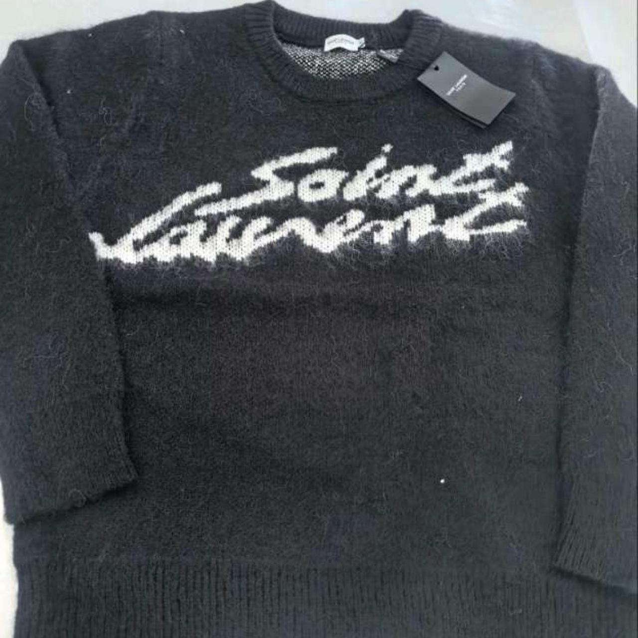 Saint Laurent Paris Women's Sweater Multi/Black S – Saint