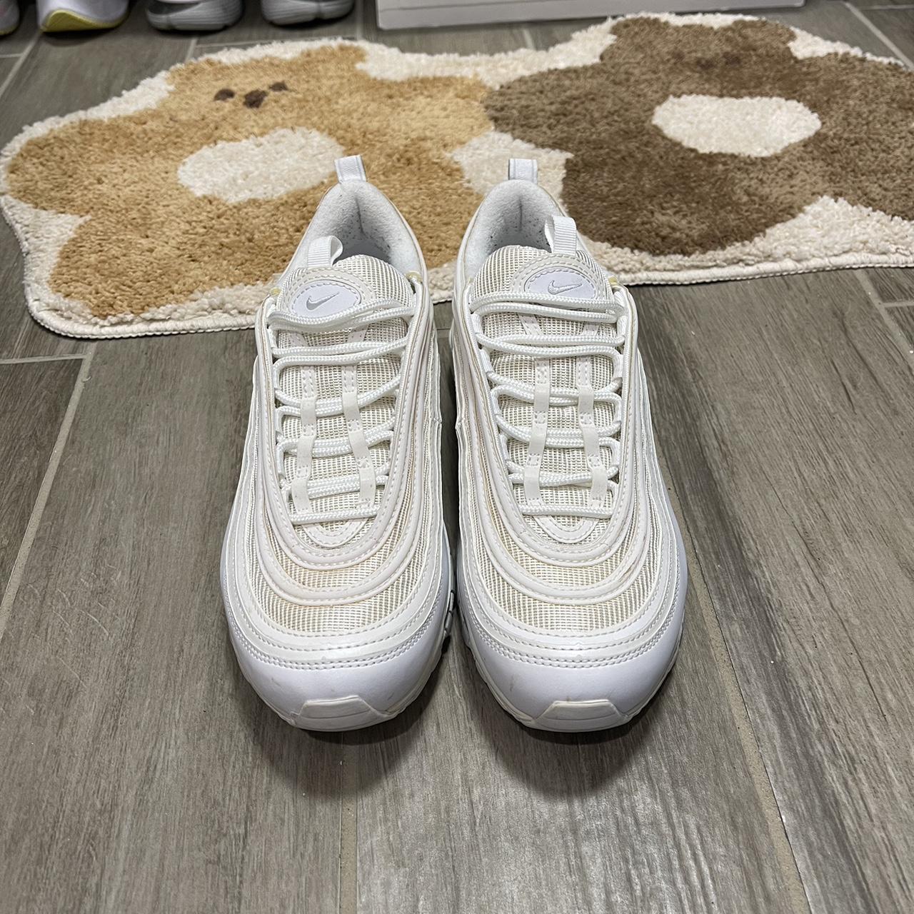 cream trainers nike