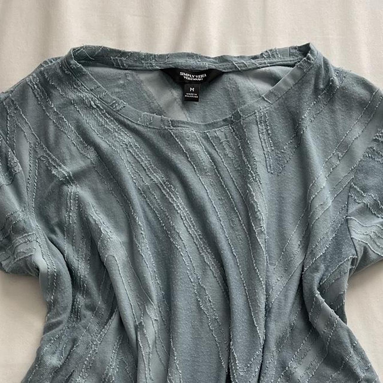 vintage simply vera wang tunic top stretchy Depop