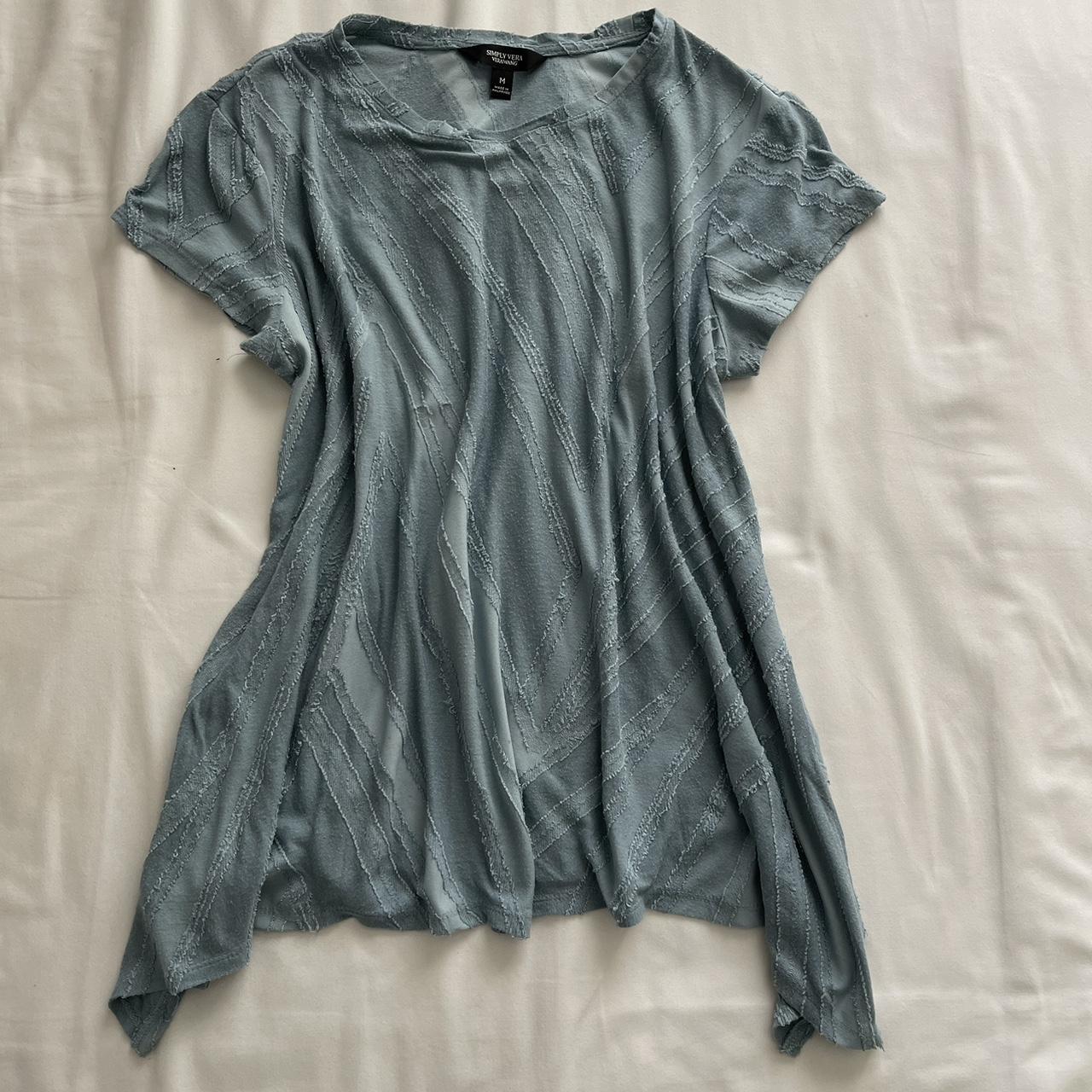 vintage simply vera wang tunic top stretchy Depop