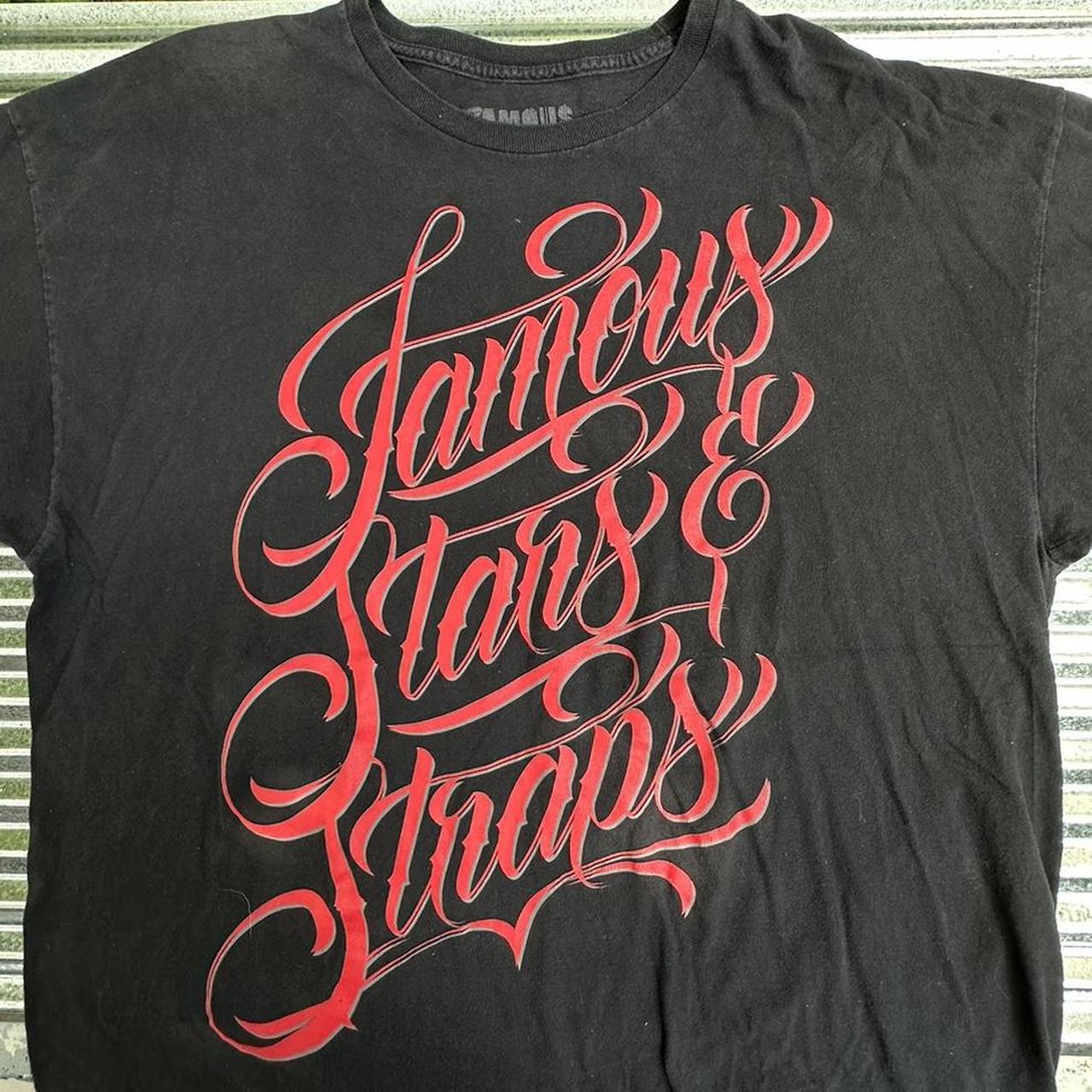 2000s Famous Stars Straps black and red