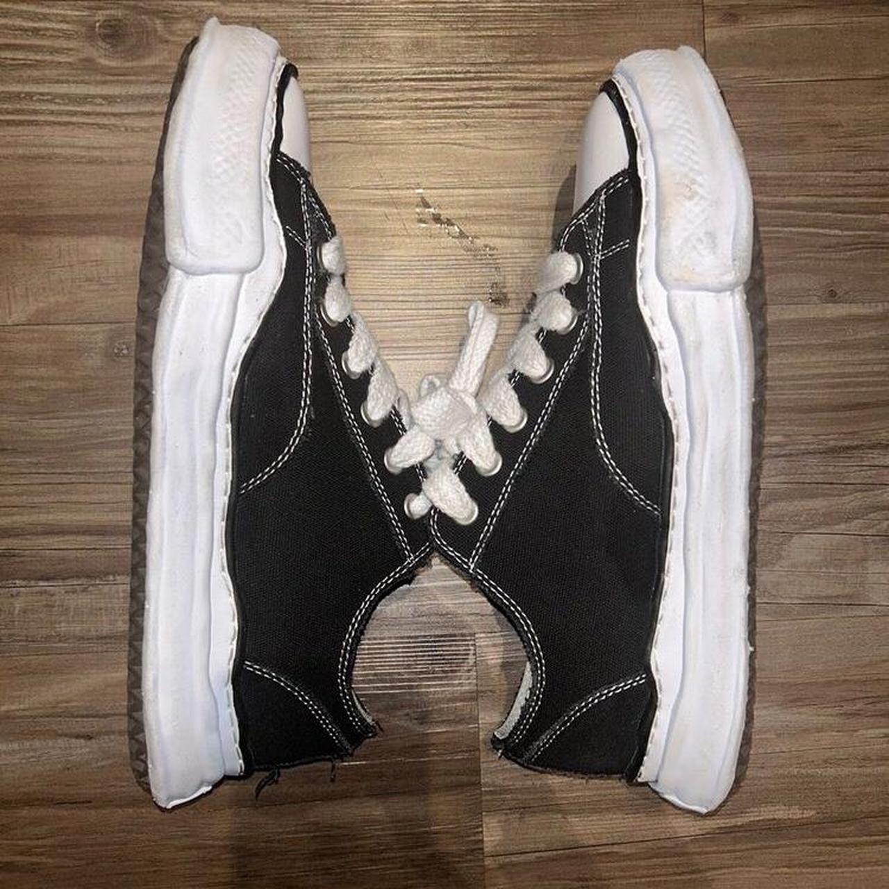 Maison Mihara Black (melted converse) size 9... - Depop