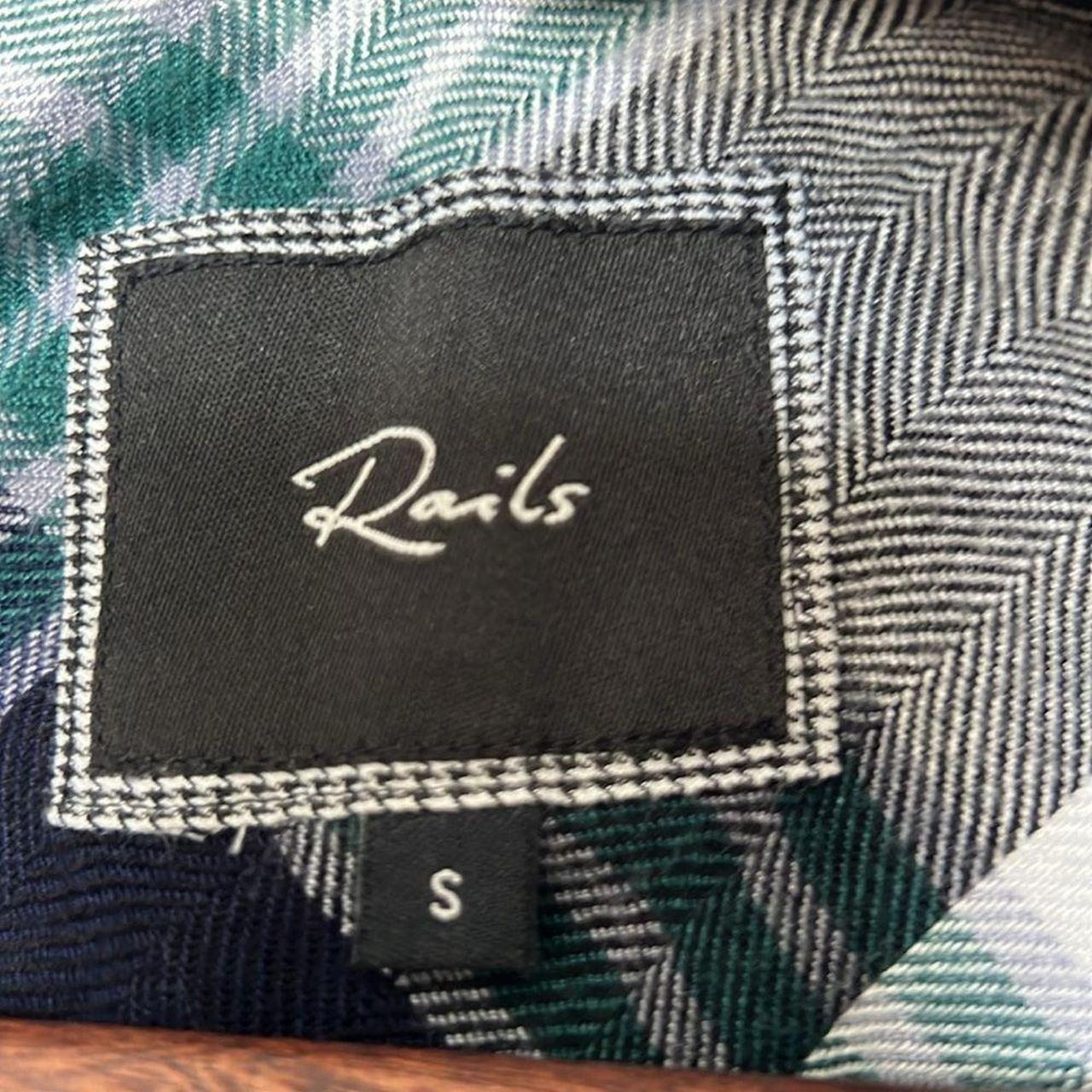 Rails Women's Top - Blue/Green - S – Rails Plaid … - image 3