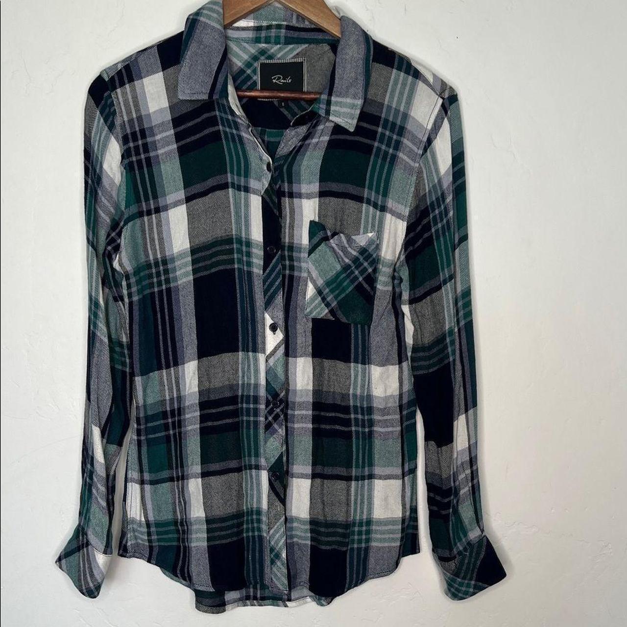 Rails Women's Top - Blue/Green - S – Rails Plaid … - image 1