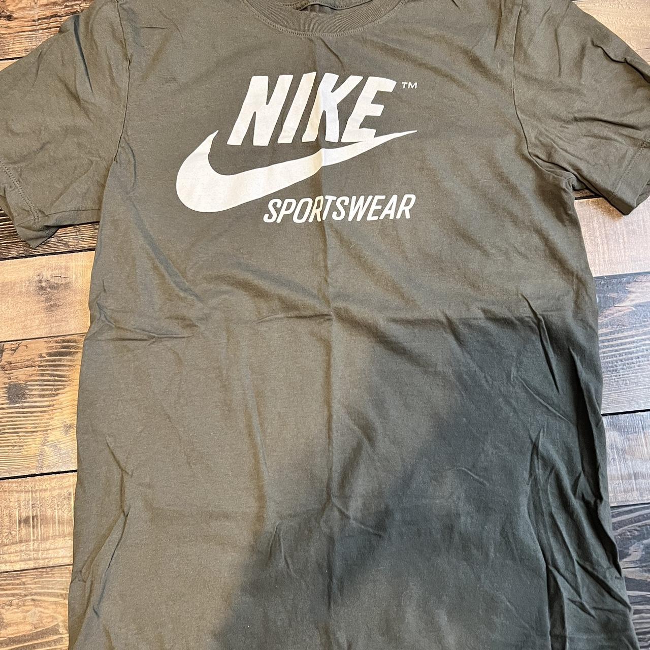 Olive green Nike shirt