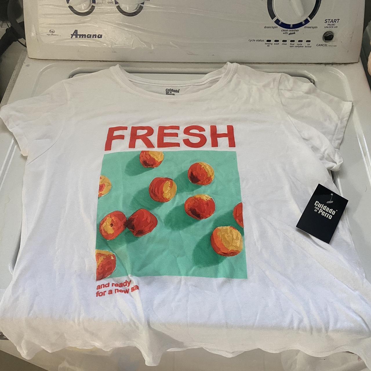 peach nike t shirt