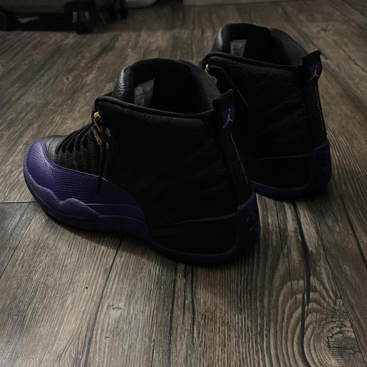 Purple All Black Jordan 12 Mens Nike Air Jordan 12 Retro Dark