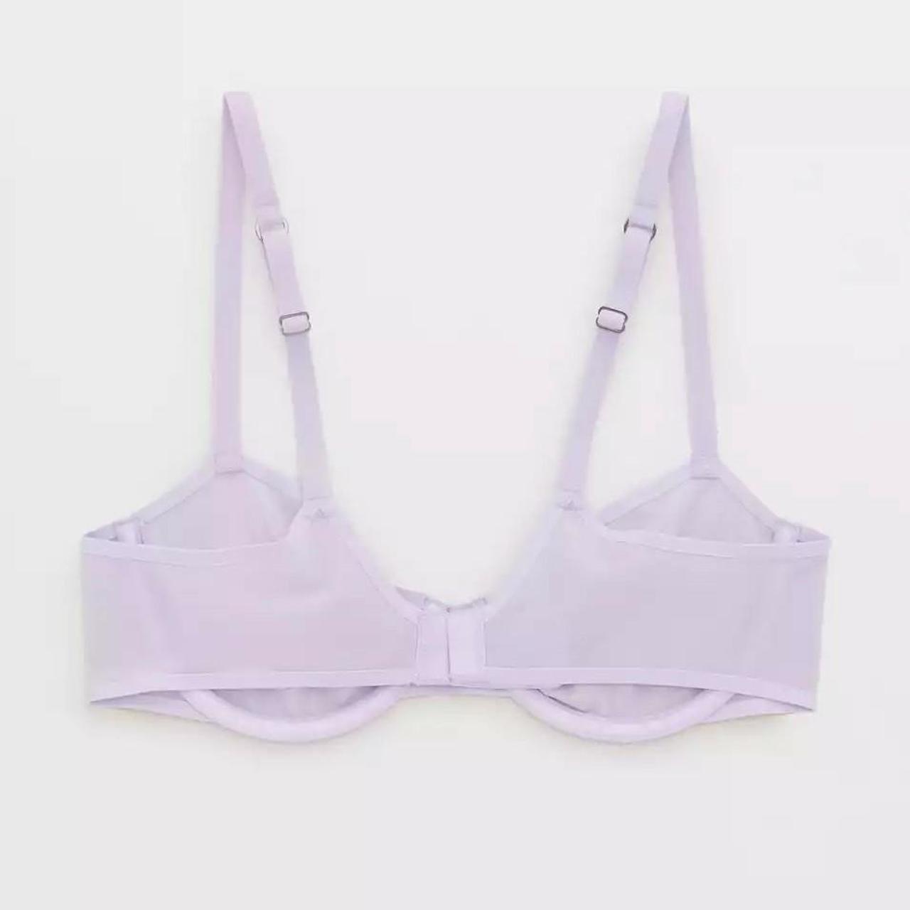 Aerie SMOOTHEZ Mesh Unlined Bra NWT Size 34A Color - Depop
