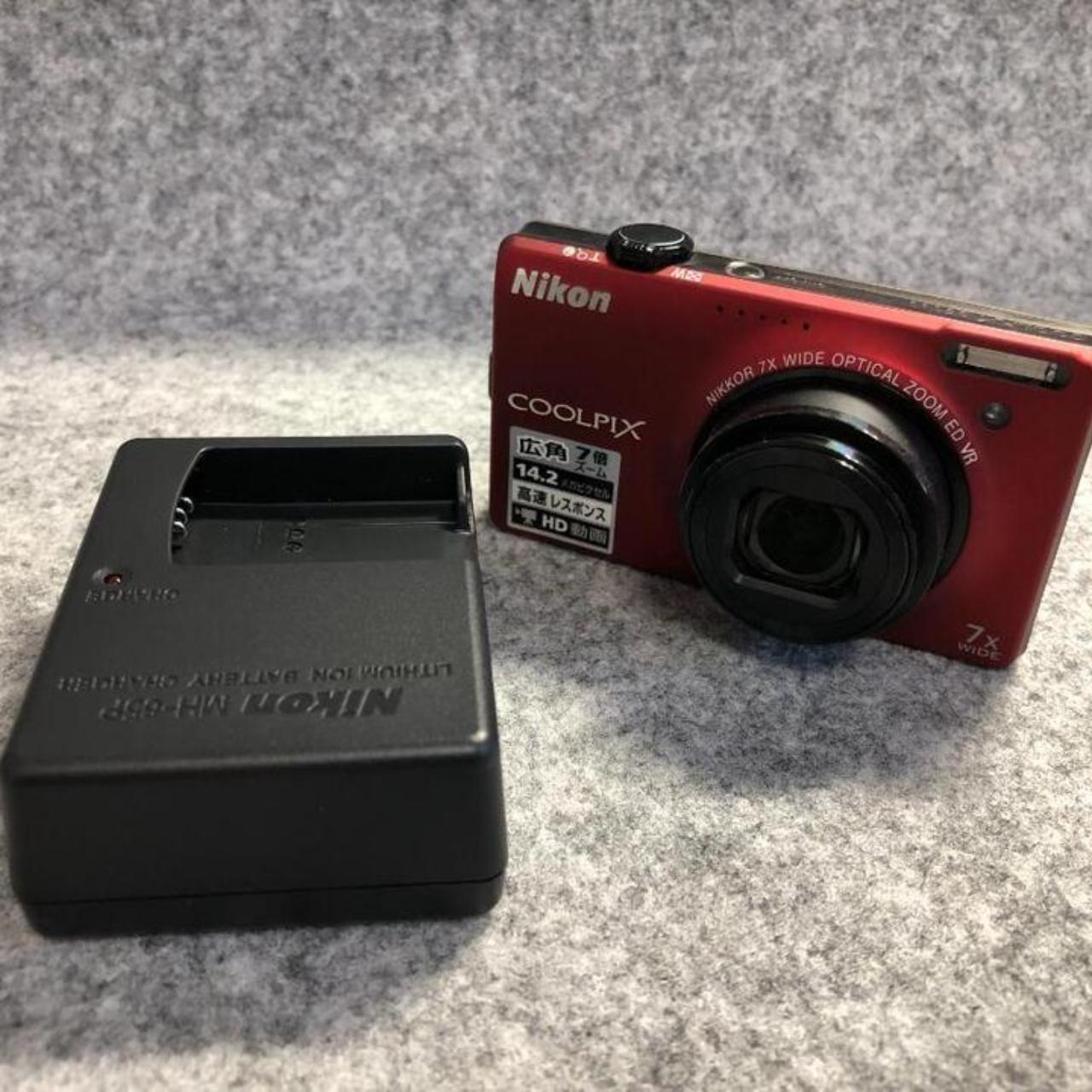 Nikon Camera-and-accessories Nikon COOLPIX S6000 Red... - Depop