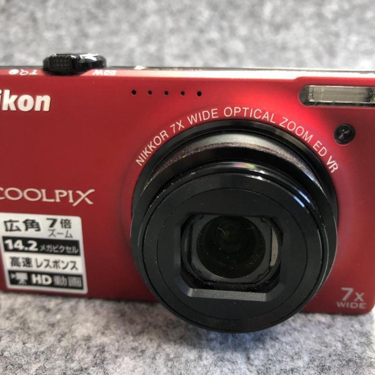 Nikon Camera-and-accessories Nikon COOLPIX S6000 Red... - Depop