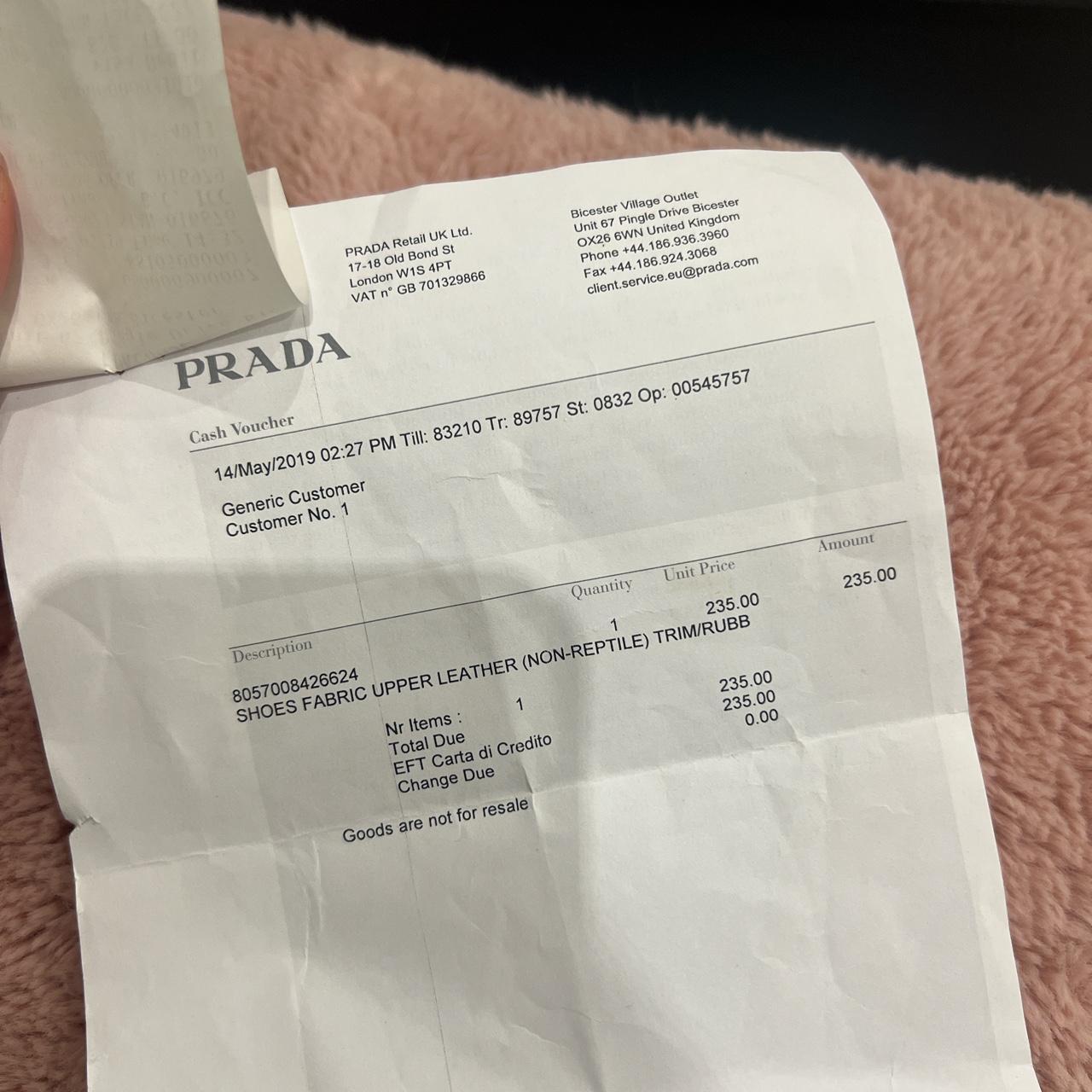 Prada proof - Depop