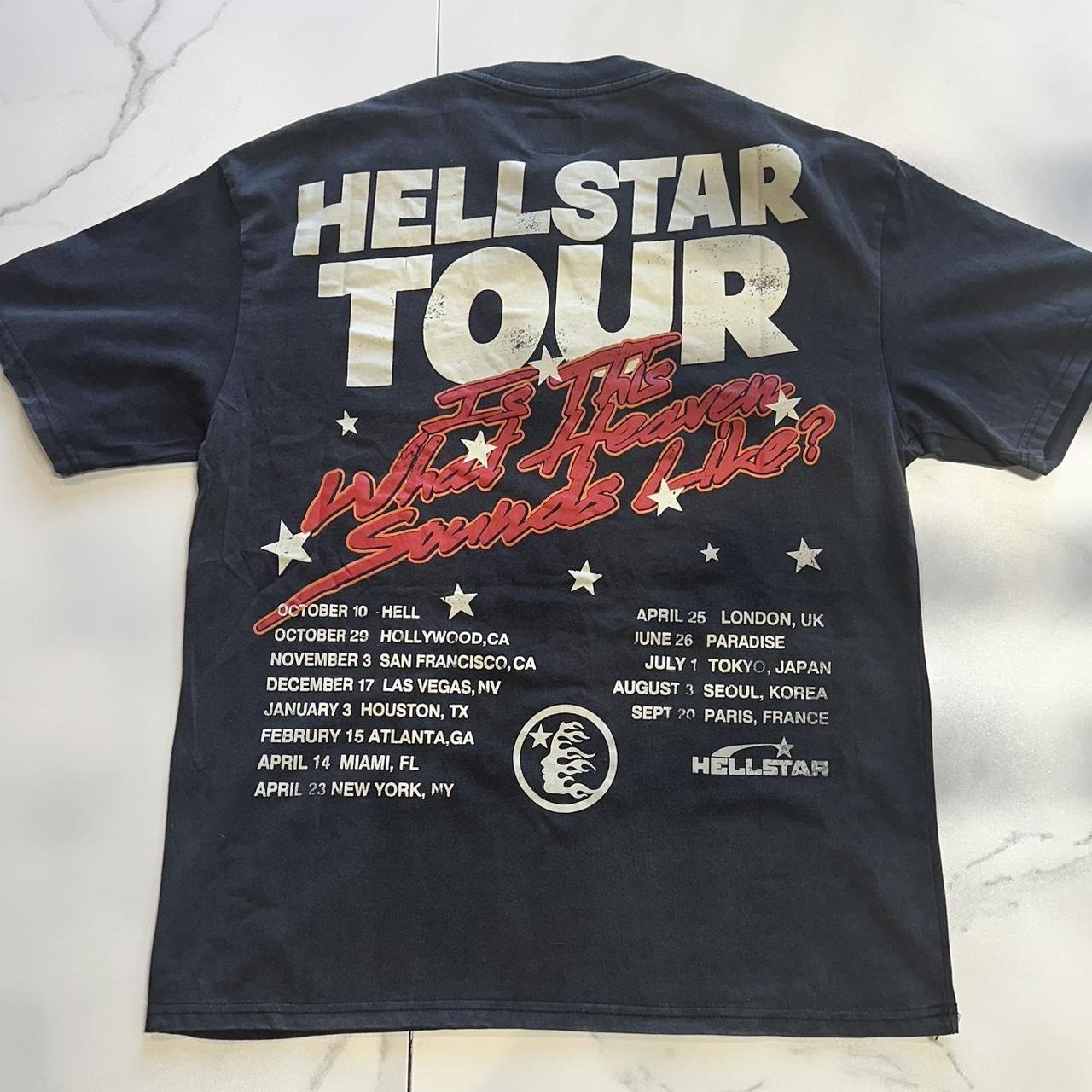 HELLSTAR ヘルスター BIKER TOUR グラフィック Tシャツ グレー Hellstar – The Hype
