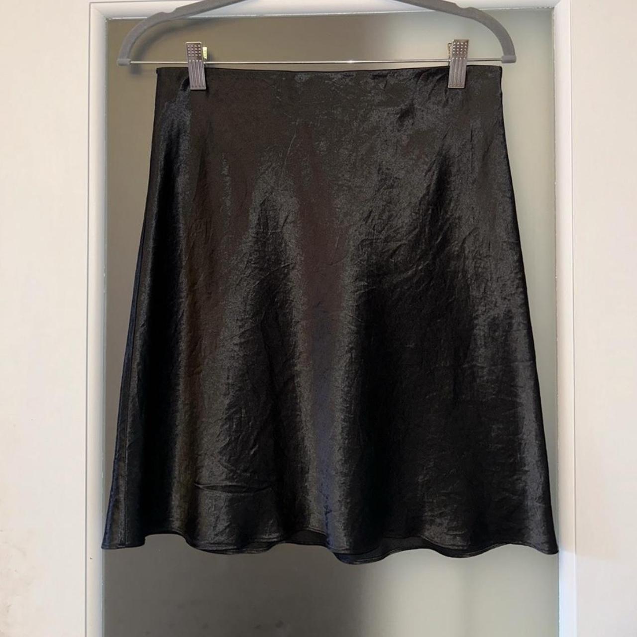 Aritzia Babaton Slip Satin Mini Skirt in Depop