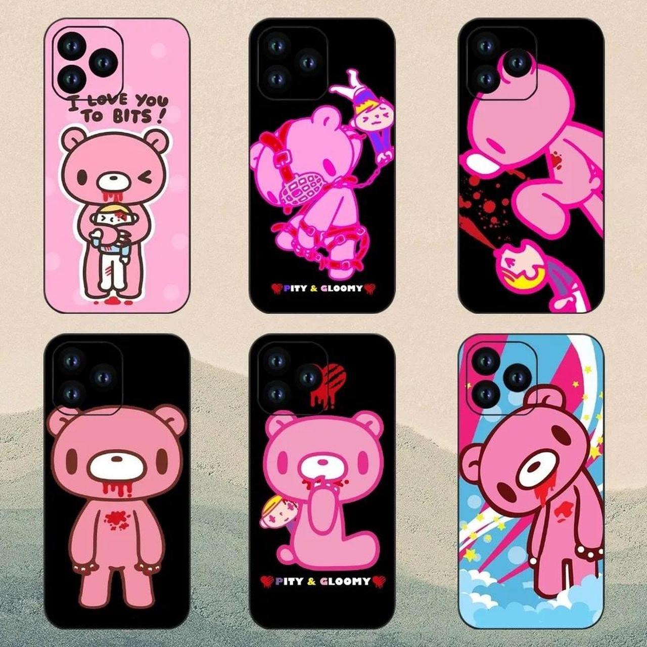 pinkbear gloomy bear Phone Case For iPhone 11 12 13... - Depop