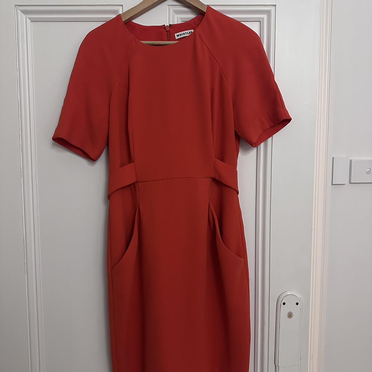 Beautiful Whistles Red Dress. Knee length with... Depop