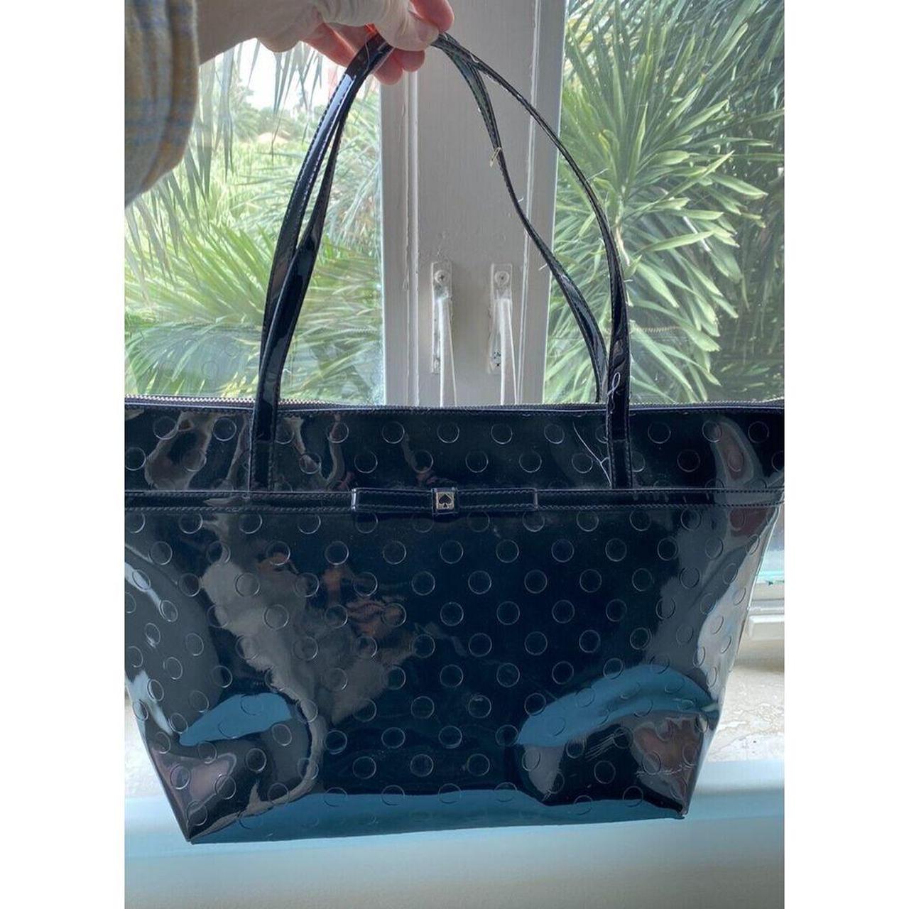 Kate Spade Sophie Camellia Patent Leather Tote Kate. Depop