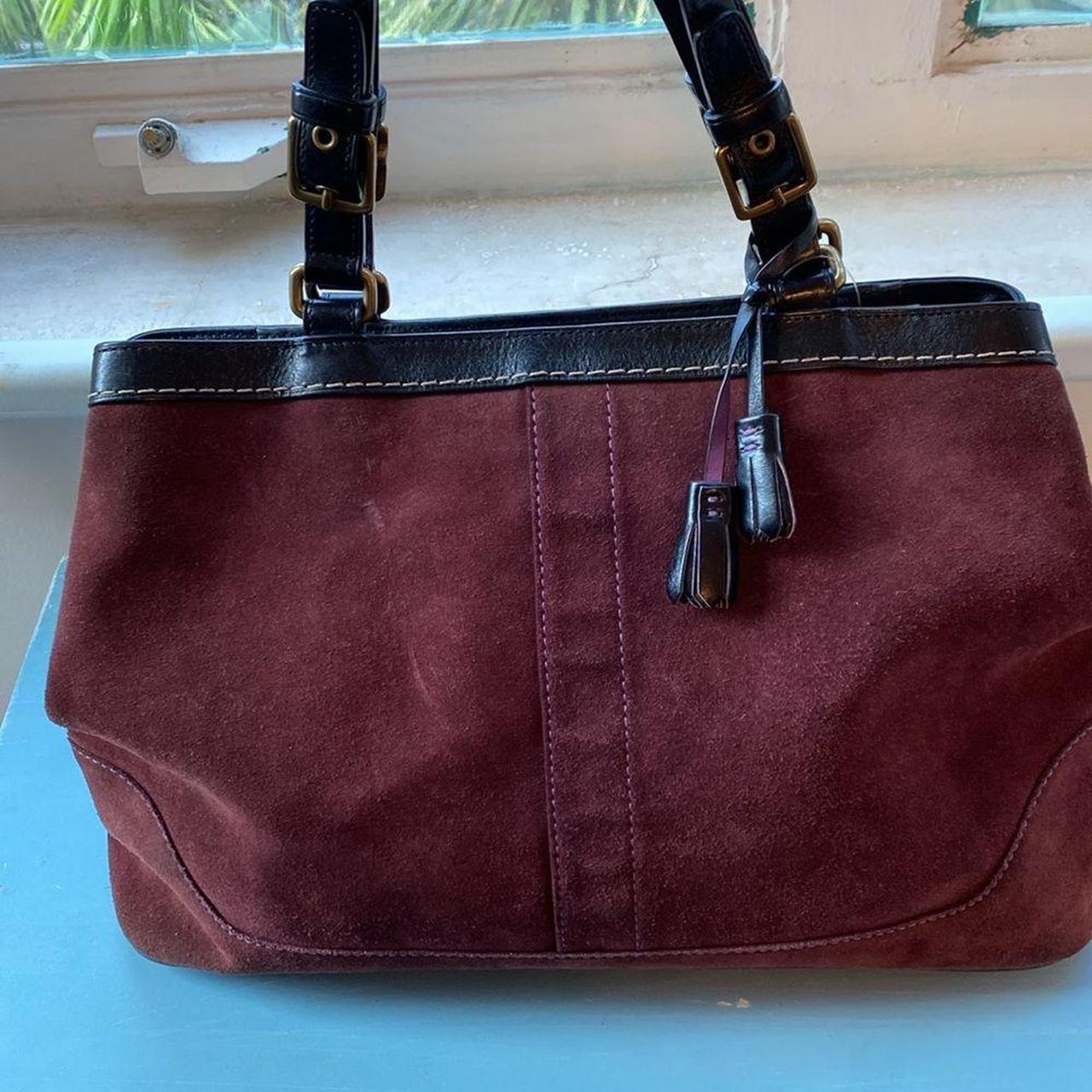 バッグ coach hampton suede shoulder bag blue COACH Hamptons Suede Hobo Bag | Bloomingdale's