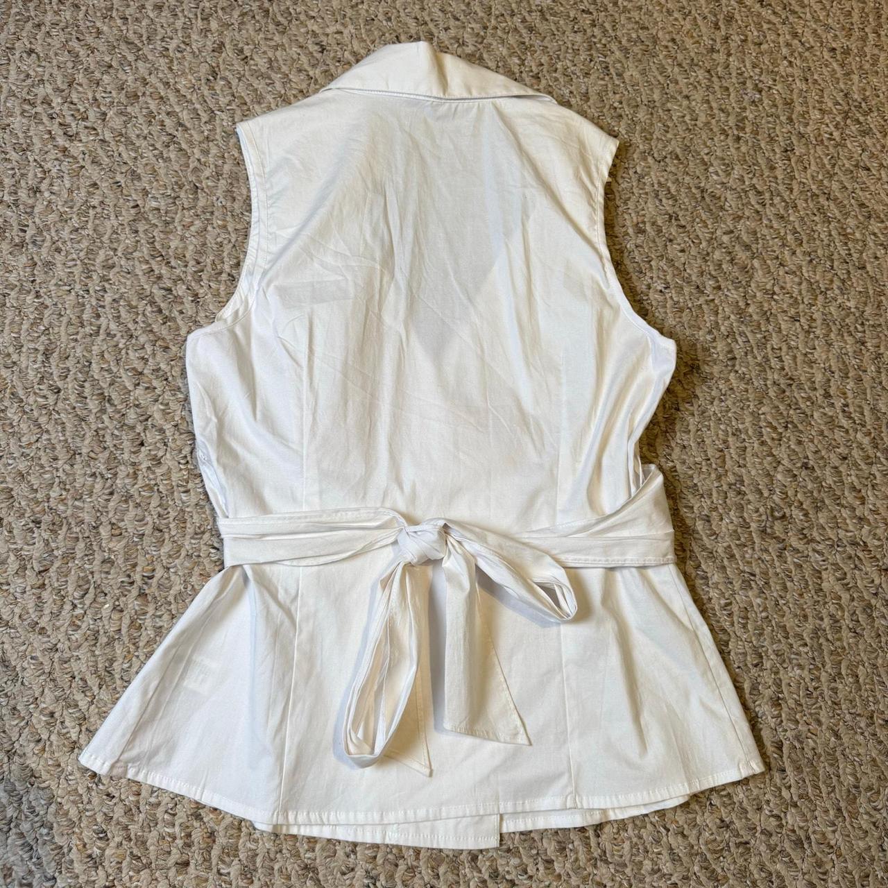 Source Unknown Women's Blouse - White - M – Twent… - image 2