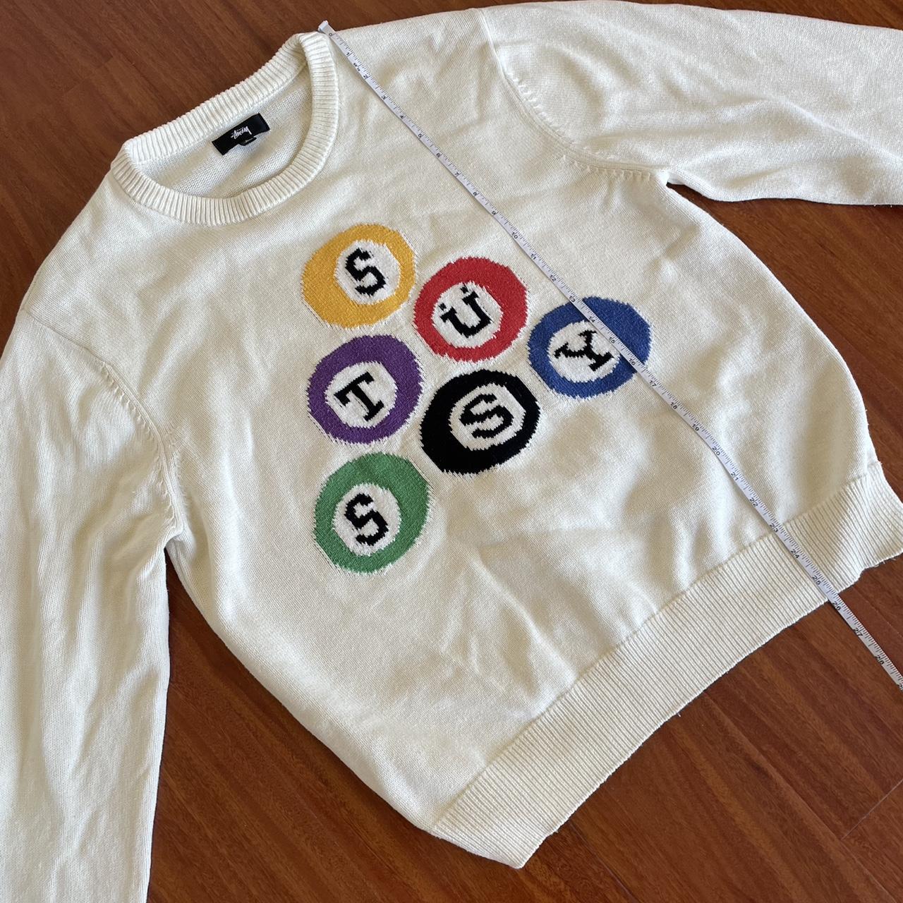 トップス 00s OLD STUSSY gimmick knit sweater 00s OLD STUSSY gimmick knit sweater Rare Stussy Stock Logo Knit