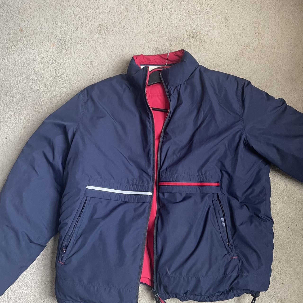 Reversible Tommy Hilfiger puffer Size XL Zip... - Depop