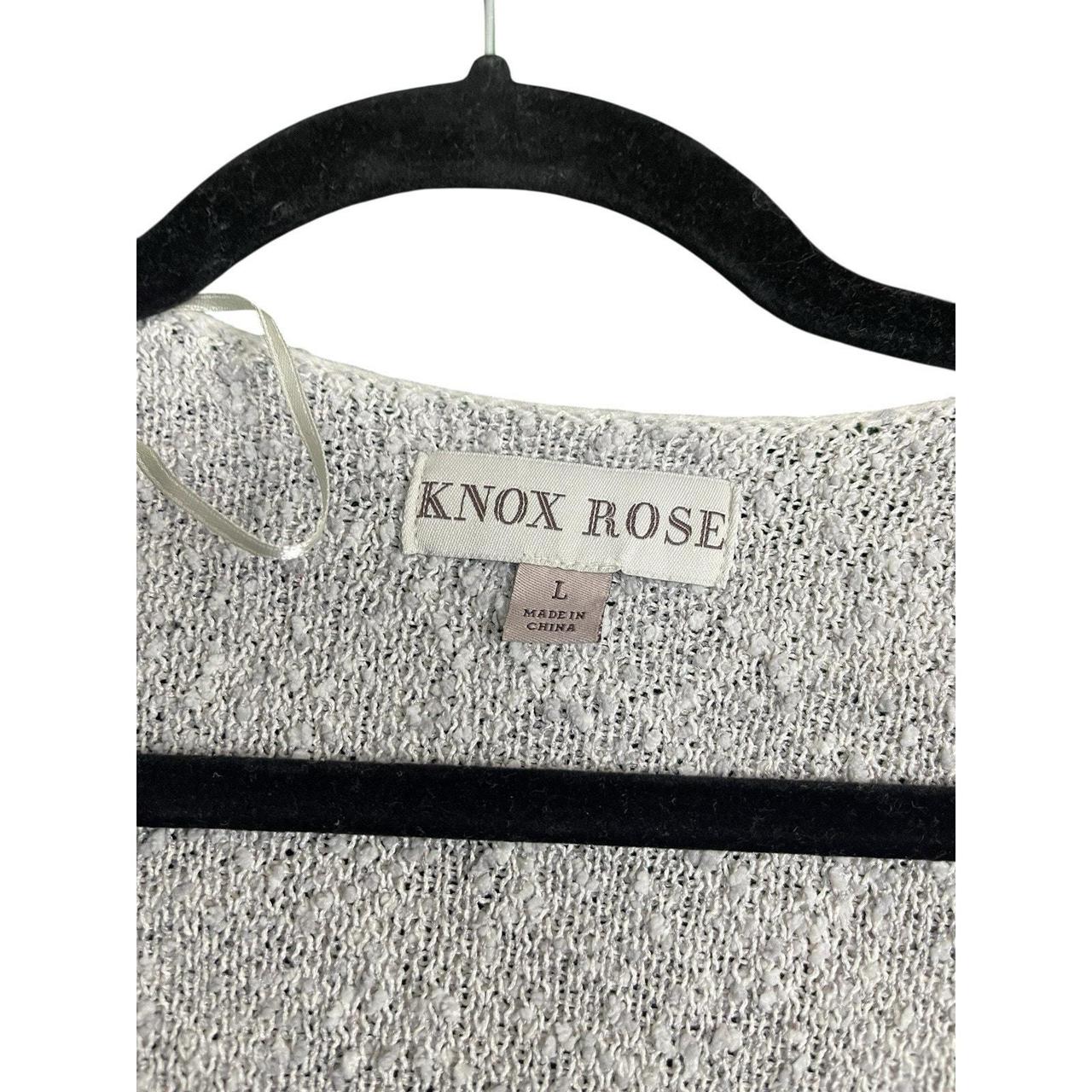 Source Unknown Women's Sweater - Cream/Grey - L –… - image 6