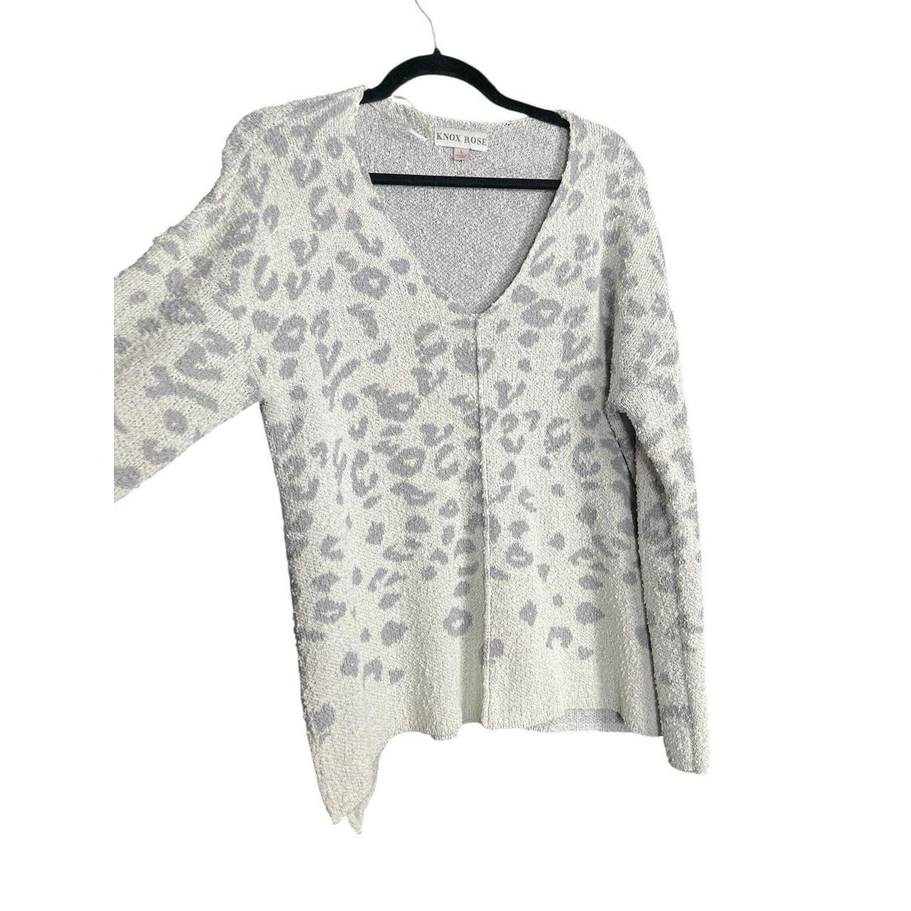 Source Unknown Women's Sweater - Cream/Grey - L –… - image 7