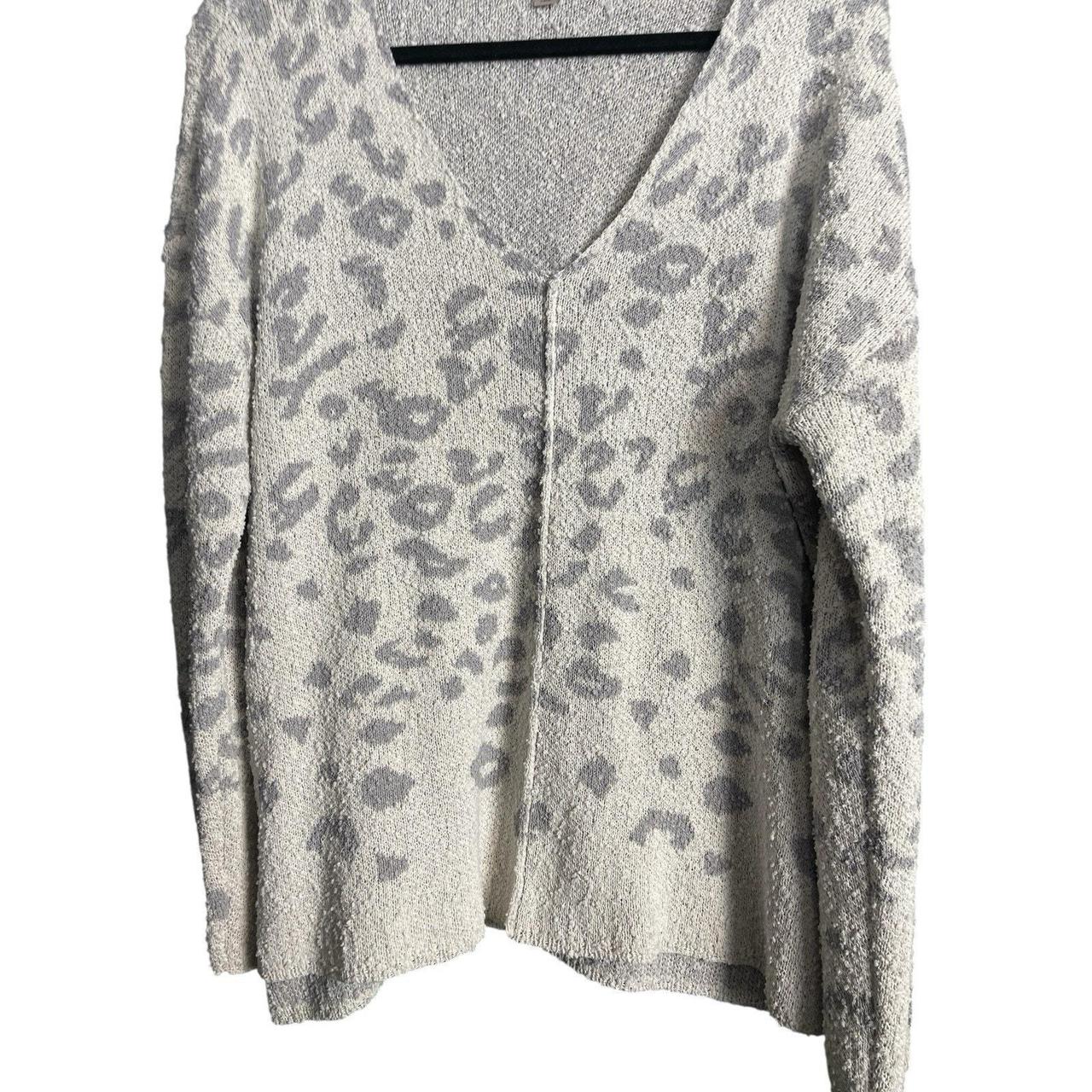 Source Unknown Women's Sweater - Cream/Grey - L –… - image 5
