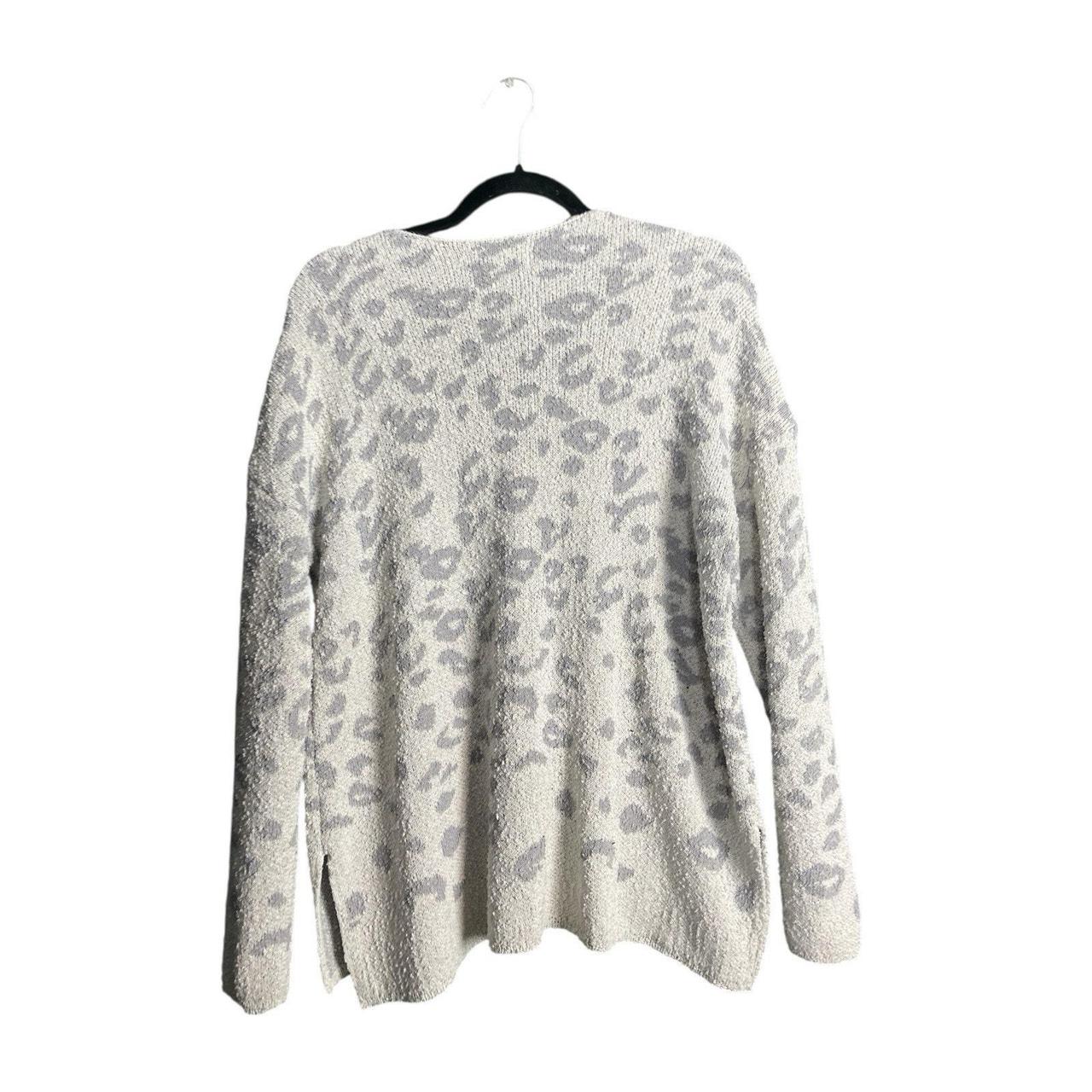 Source Unknown Women's Sweater - Cream/Grey - L –… - image 8