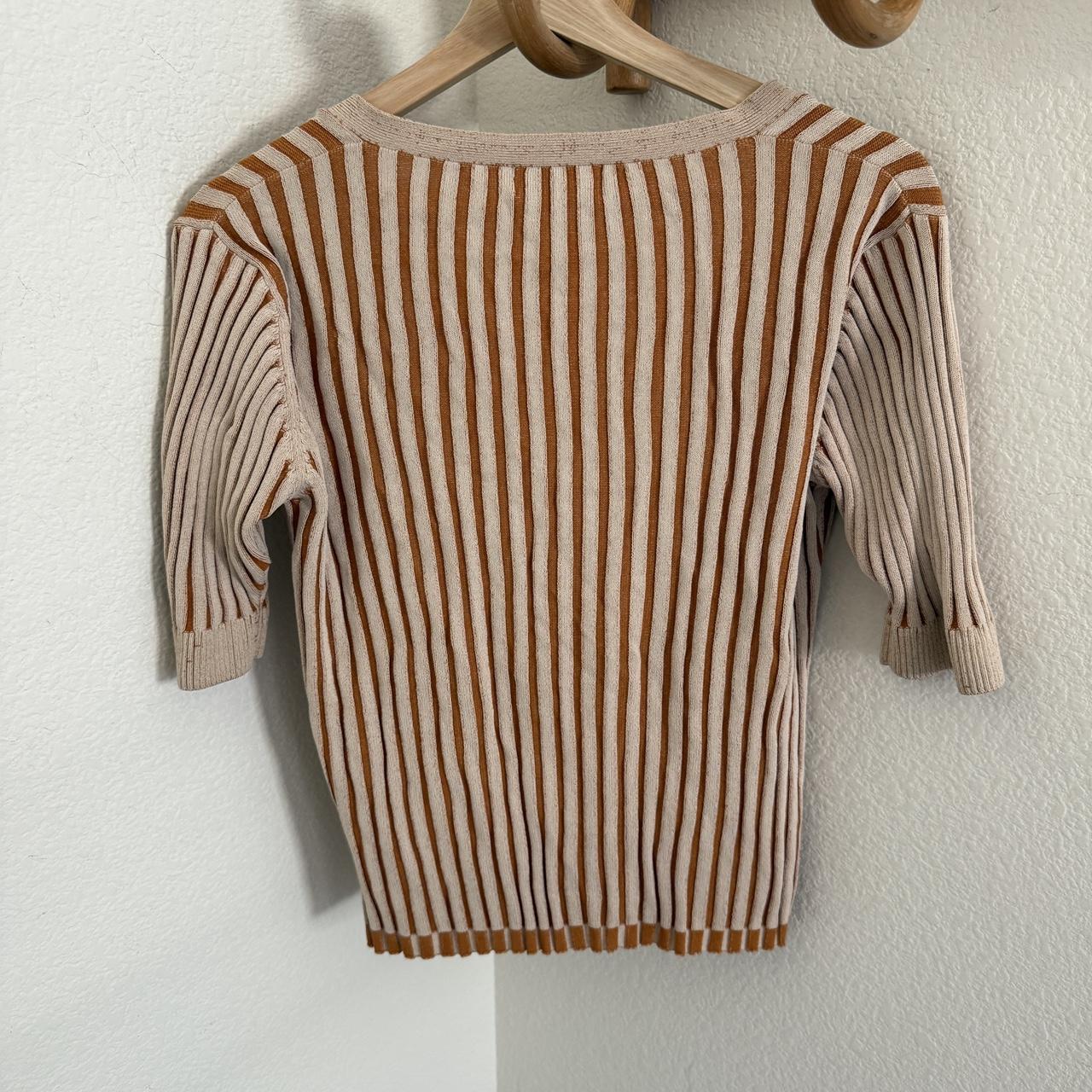 Nicholas Women's Top - Orange/Tan - L – NICHOLAS … - image 4