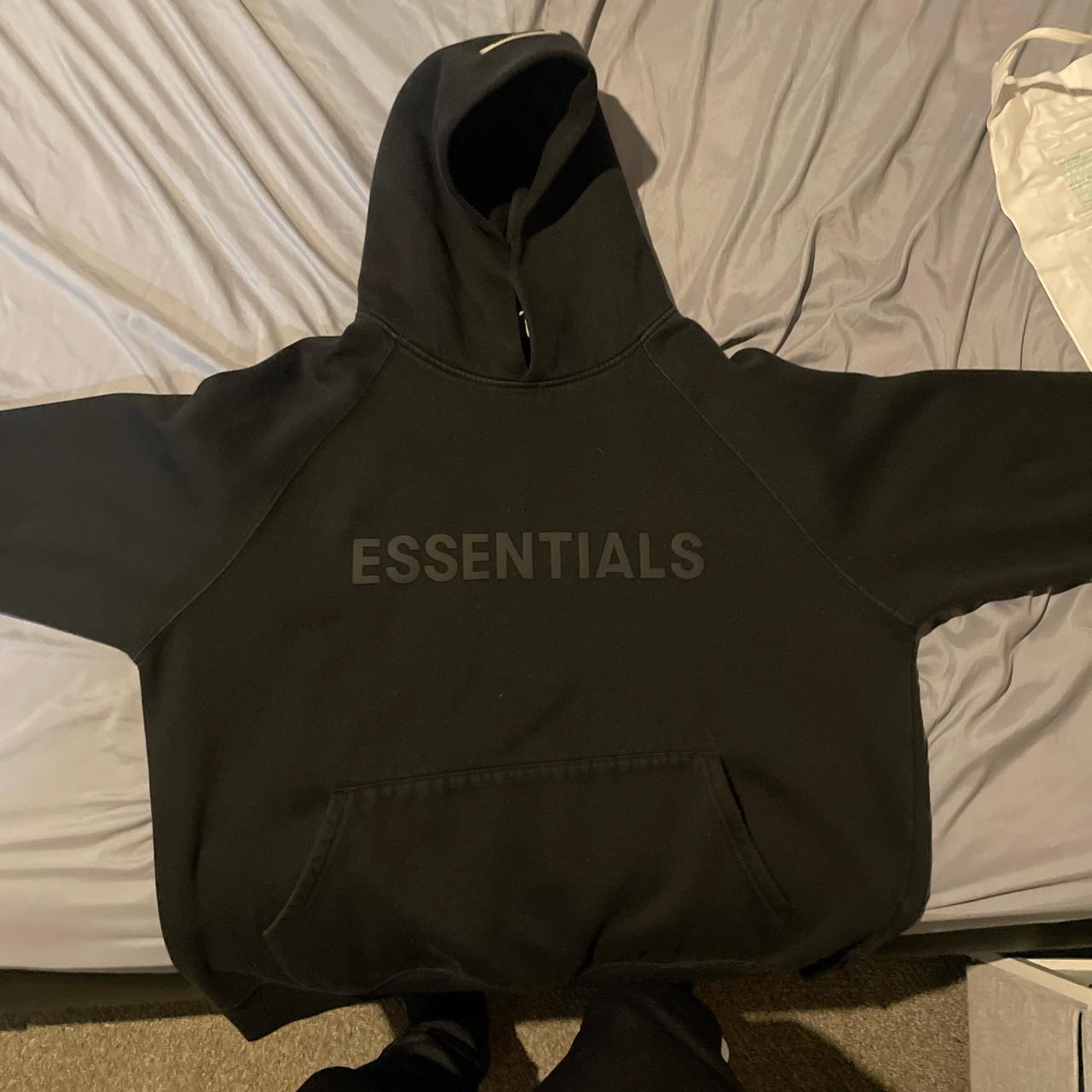 Medium essential hoodie for sale. - Depop