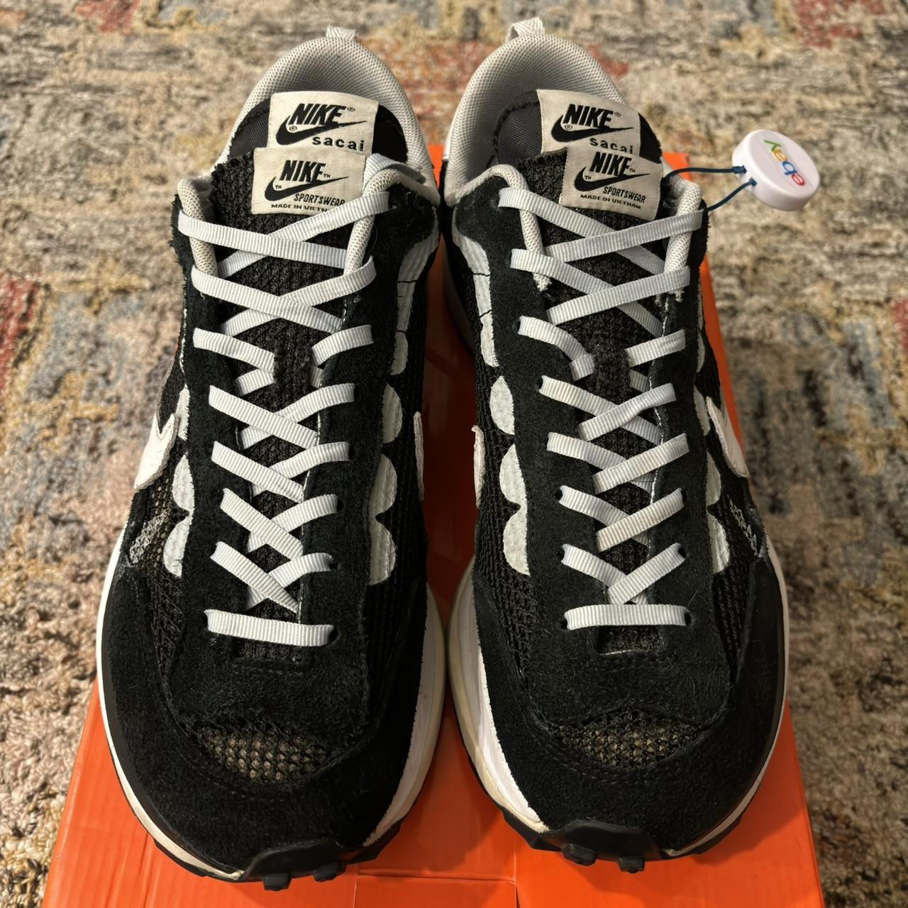 Sacai Nike Tee Nike X Sacai VaporWaffle Mesh In Black White Depop