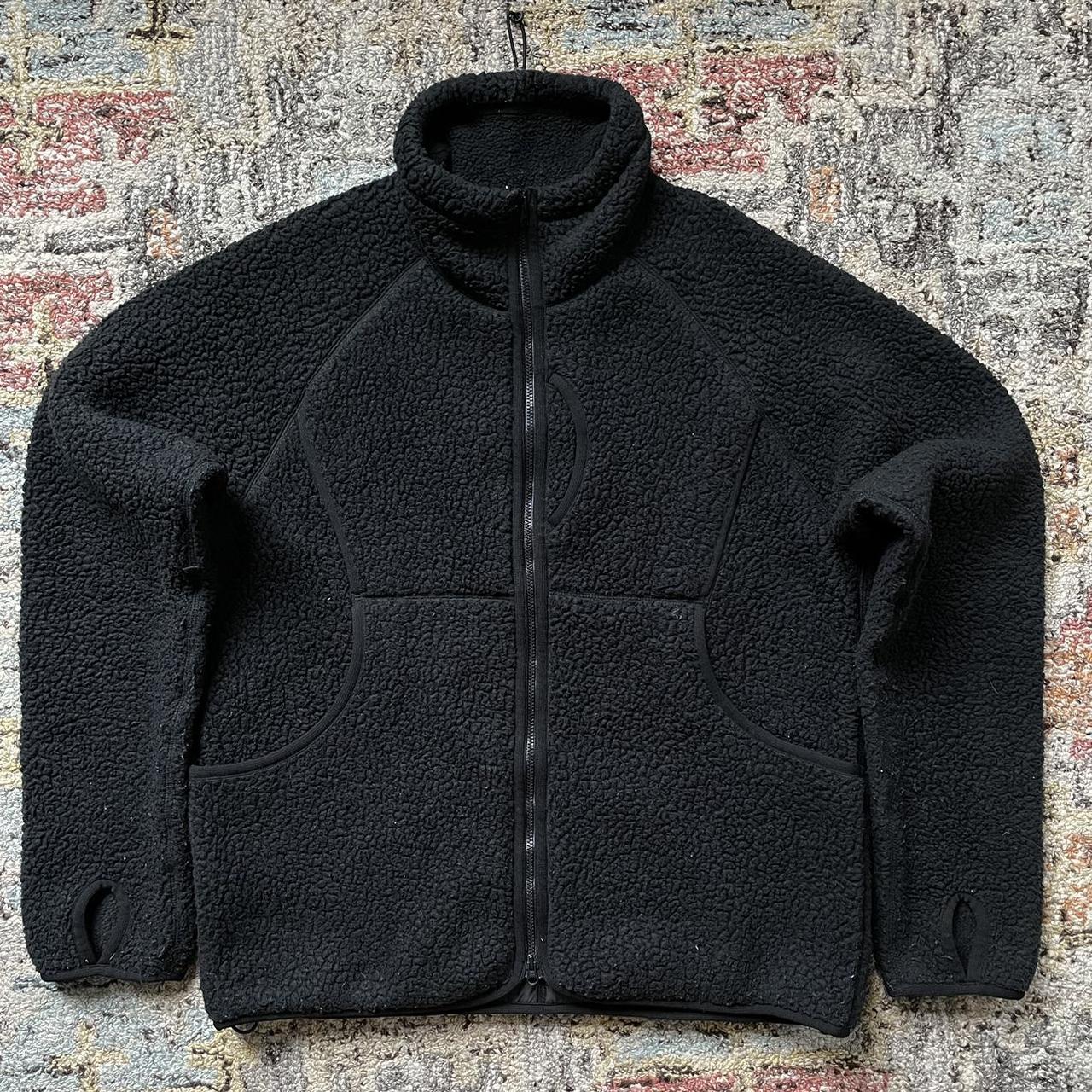 Snow Peak AW19 classic fleece jacket in black, men's... - Depop