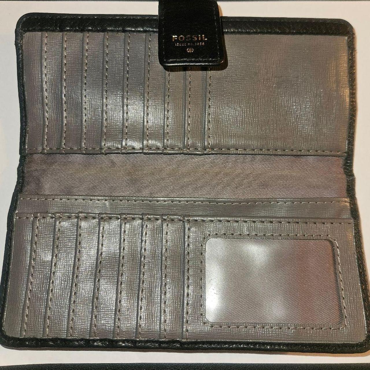 Fossil Women's Wallet - Black – Fossil Black Pebb… - image 3