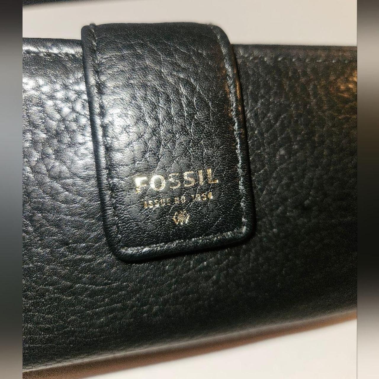Fossil Women's Wallet - Black – Fossil Black Pebb… - image 4