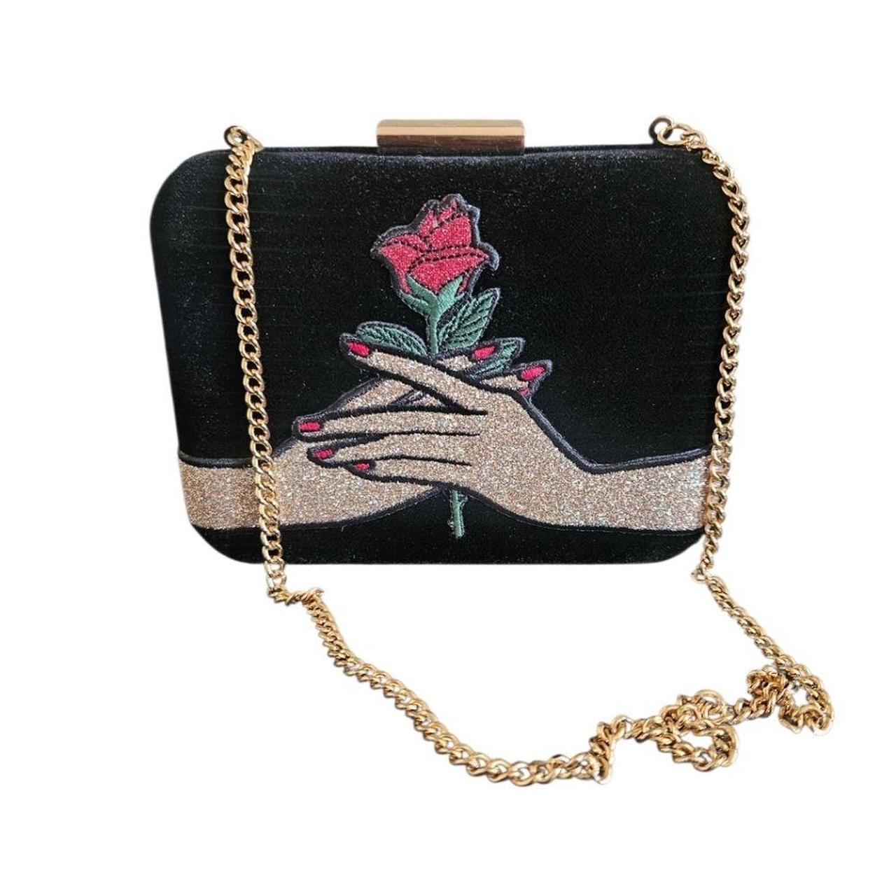 Disney Women's Velvet Bag - Black/Red – Disney Da… - image 1